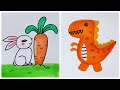 Easy drawing ideas for kids  stepbystep how to draw   easy  creative drawing for kids