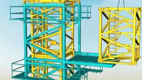 Hướng dẫn cách lắp cần trục tháp