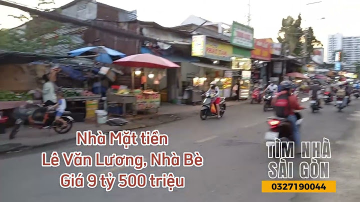 Bán mặt tiền lê văn lương nhà bè