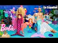 Barbie Familia de Sirenas Rutina de Mañana Bajo el Mar
