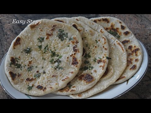 kulcha-|-cilantro-&-sesame-kulcha-recipe-|-punjabi-flat-bread-recipe-in-easy-steps