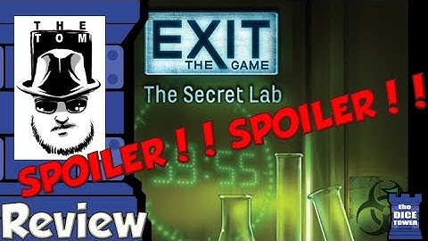 EXIT: The Game - The Secret Lab SPOILER Review - with Tom Vasel