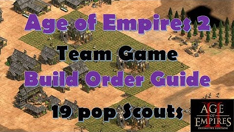 Team Game Build Order: 19 pop Scouts for Pocket