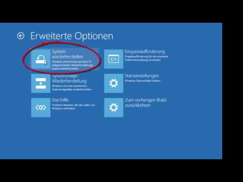 Video: So Stellen Sie Das System Ohne Neuinstallation Wieder Her