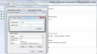 easy way set path for java in windows operating system