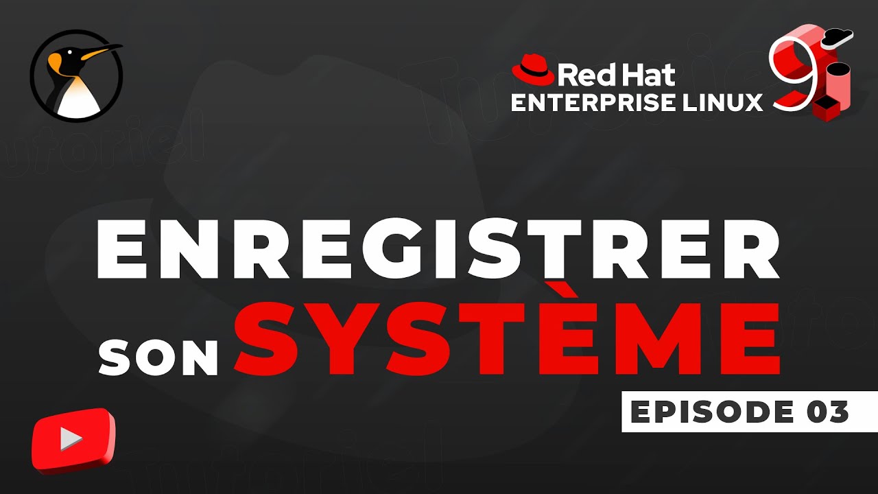 Red Hat Enterprise Linux 9 : Enregistrer son système - YouTube