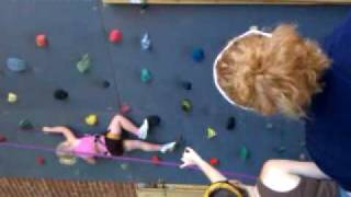 Ellie Rock Climbing