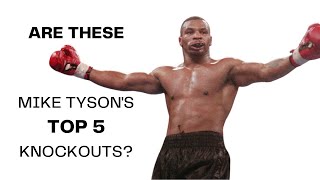 Are These Mike Tyson's Top 5 #Knockouts #TBOB #MikeTyson #Boxing