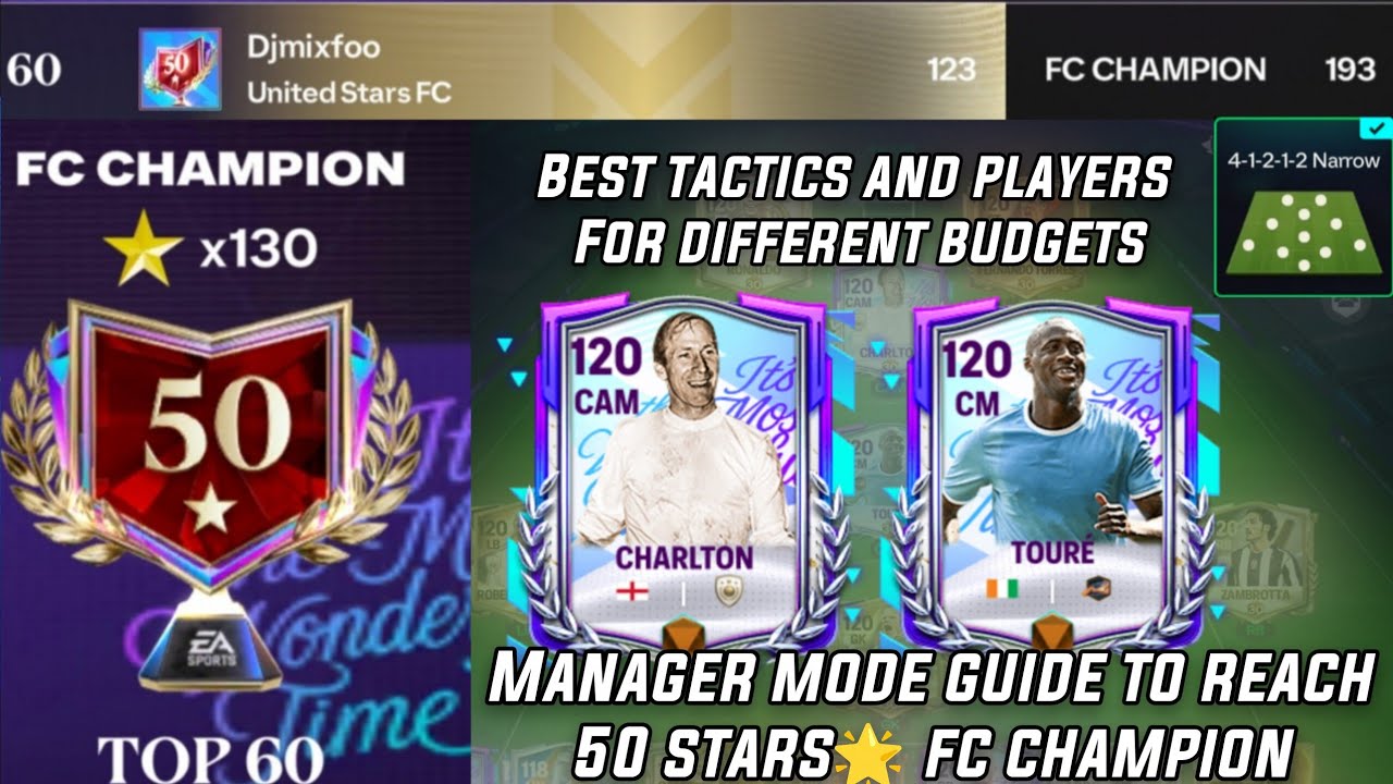 50🌟 РУКОВОДСТВО ПО ТАКТИЧЕСКОЙ ИГРАМ В РЕЖИМЕ МЕНЕДЖЕРА FIFA CHAMPION FC MOBILE 26 И ЛУЧШИЙ ИГРОК...