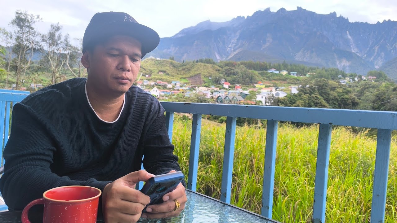 Suasana Pagi Di Kaki Bukit Gunung Kinabalu(Mesilau)//Amat Celap Pagi2 Gau View Kacak Memat