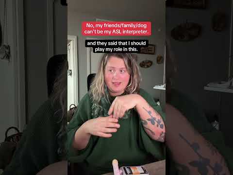 The problem with asking deaf people to bring interpreters #Deaf #ASL #Advocacy