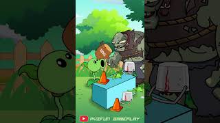 Plants vs Zombies play the game of placing hat in the correct position - PvZ Funny Animation 🤣🤣🤣