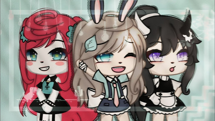 🖤 Free {🍰} 7 Gacha Club Emo Ocs 🥛