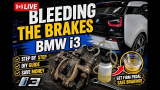 Can We Fix the Soft Brake Pedal BMW i3 Brake Bleed LIVE screenshot 2