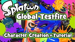 Splatoon Global Testfire: Character Creation+Tutorial+Homescreen