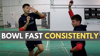 How To Bowl Fast In Cricket With The CORRECT Bowling Action | Simon Cook Coaching Masterclass