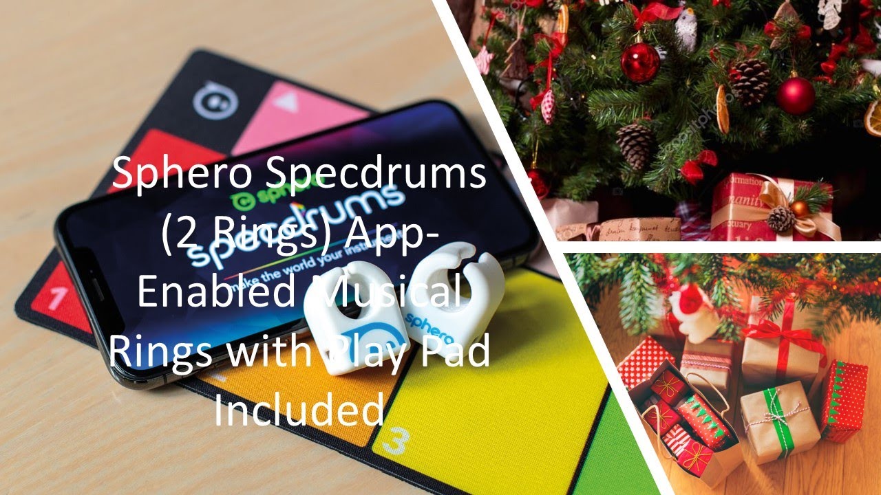 Sphero Specdrums (2 Rings) App-Enabled Musical Rings with Play Pad Included