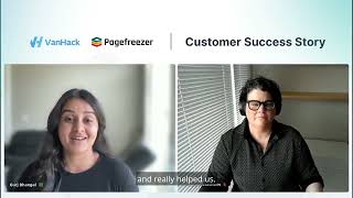 VanHack x Pagefreezer | Finding Senior Tech Talent