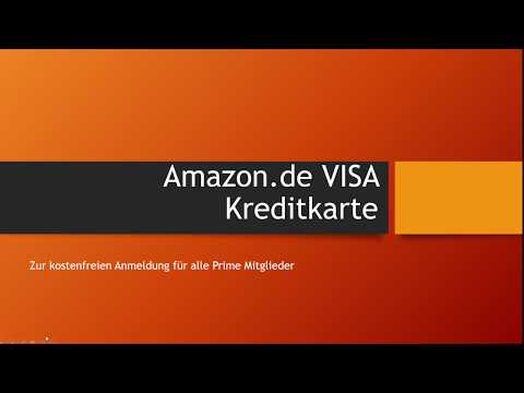 Amazon Kreditkarte beantragen - Unbedingt vor Beantrangung ansehen! Kurzpräsentation