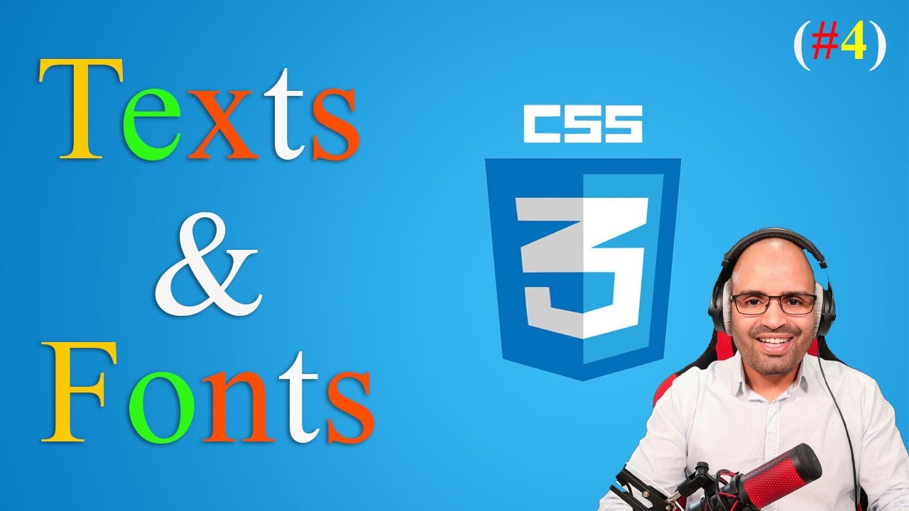 (#04)  كيفية  استخدام الخطوط  | css الدورة الشاملة لتعلم لغة