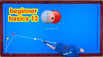 3Cushion billiards tutorial best shot beginner basics 13