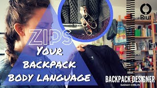 What Your Zip Position Means Backpack Body Language