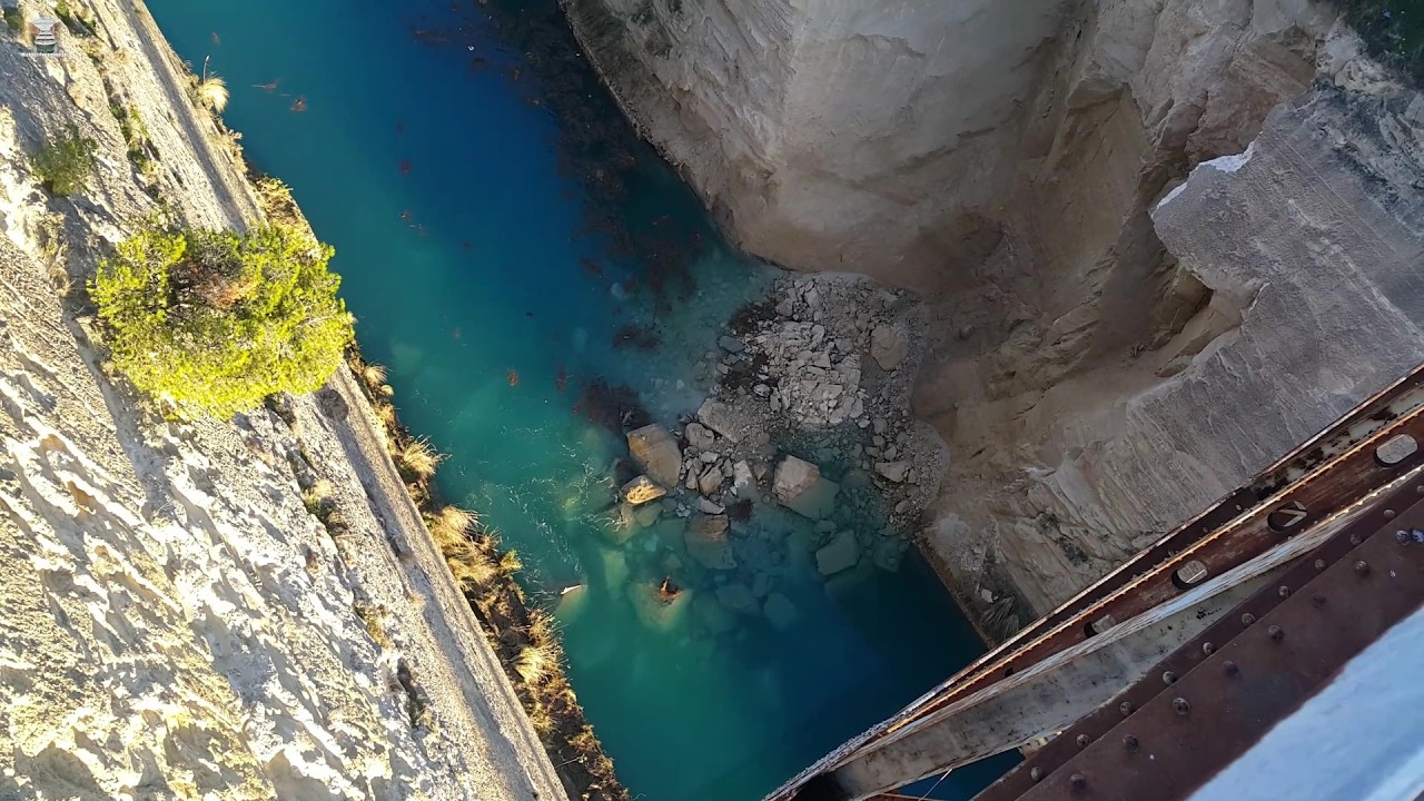 Έγινε τσουνάμι στη Διώρυγα της Κορίνθου, μας λέει ο Αντώνης ο χειριστής του γερανού!