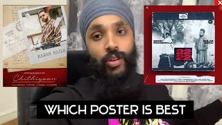 Karan Aujla | Sidhu Moosewala | Chithiyaan & 22 22 POSTER | REACTION