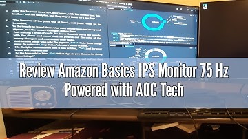 Review Amazon Basics IPS Monitor 75 Hz Powered with AOC Technology FHD 1080P HDMI, Display Port and