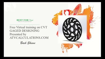 CVT Design lecture series Video:11 Secondary pulley Back Sheeve #cvtdesign