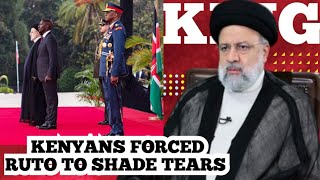 Ruto In Tears As Kenyans React To The D€ath! Of Iranian President Raisi Caused By Chopper Crash