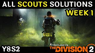 Week 1 Scouts Solutions in The Division 2 (Manhunt, Into The Dark)