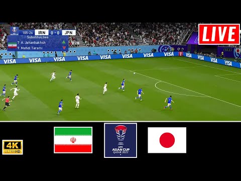 🔴LIVE : イラン vs 日本 | 準々決勝 |  AFCアジアカップ2024 | アジアカップのライブ | Pes 21 Gameplay