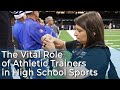 How athletic trainers go above and beyond to support their athletes