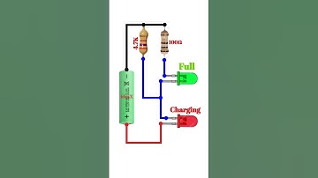 Battery Charging Status with LEDs | 3.7V Level Indicator #electronics #ideax #diy #electronic