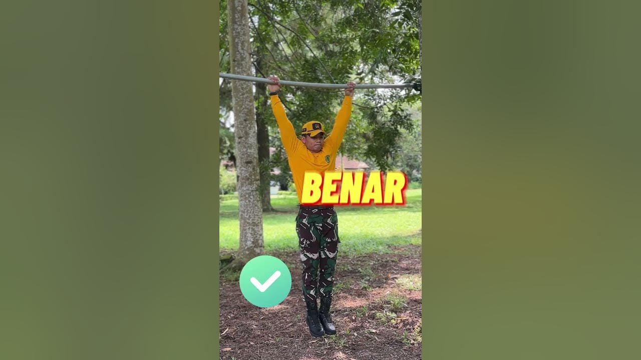 Gerakan Pull Up yang Salah vs Benar