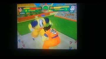 Dragonball Z Budokai Android 19 Life Drain on Goku Gyaku Ryona