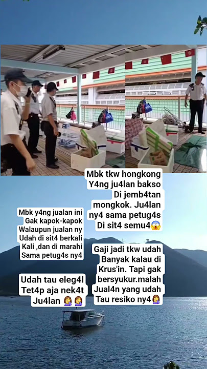 #beritaviral #tkwhongkong y4ng ju4lan di jmb4t4n mongkok jualzn ny4 di sit4 petug4s😱