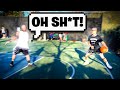 My Craziest Ankle Breaker! 45 Year Old Hooper Called Me Out In 1v1 Basketball!