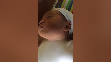 My 26 days old baby Zam | G6PD baby