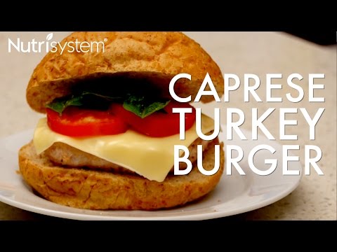 Caprese Turkey Burger