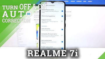 How to Enter Text Correction Options in REALME 7i – Find Keyboard Settings