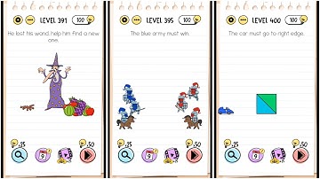 Brain Test: Tricky Puzzles - Levels 391-400 Walkthrough Gameplay