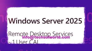 Windows Server 2025 RDS User CALs