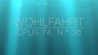 Estudio para Violín N.º 36, Opus 74  (WOHLFAHRT).