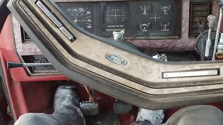 1985 Ford 351 Windsor 9°F old/cold start