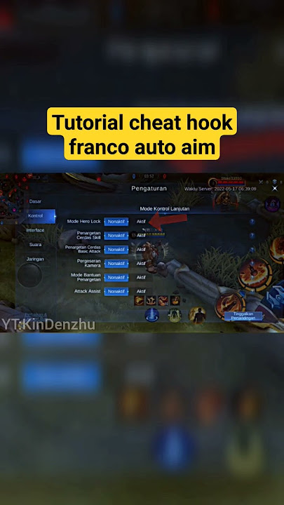 Tutorial cara cheat hook Franco auto aim #shorts #mobilelegends #franco