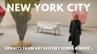 New York City: Exhibits from art history icons such as Helen Frankenthaler, Franz West and more…