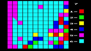 Flood-It! for the BBC Micro