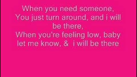 I Will Be There Lyric Video version - Lyric Video performance video thumbnail